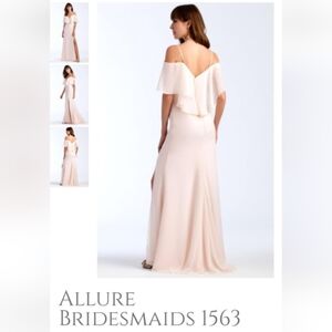 Allure Bridesmaids Size 14, Baby Pink, Bridesmaid Dress, Formal